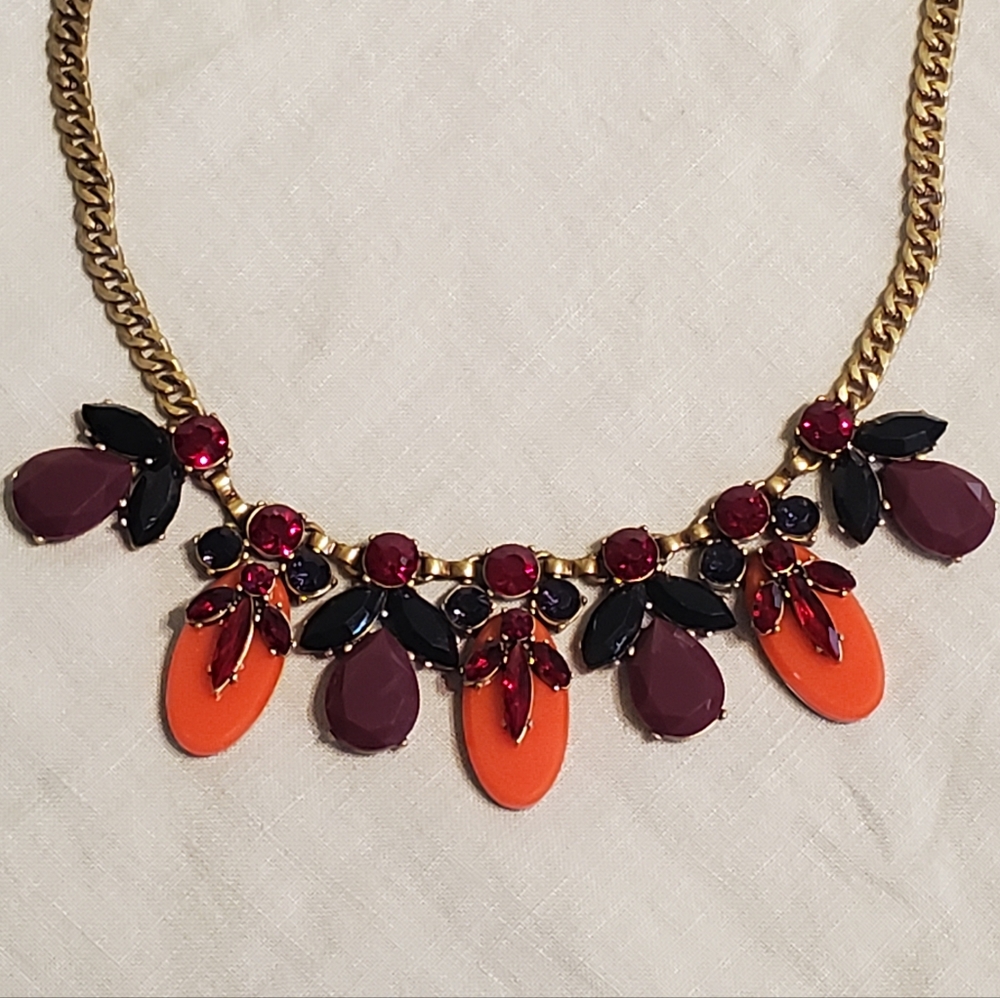 🔥 J.Crew Aurora Borealis Statement Necklace